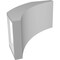 Ekena Millwork 5 1/2-in. W x 10-in. D x 10-in. H Thorton Architectural Grade PVC Knee Brace BRCP055X10X10THR - alternate 2